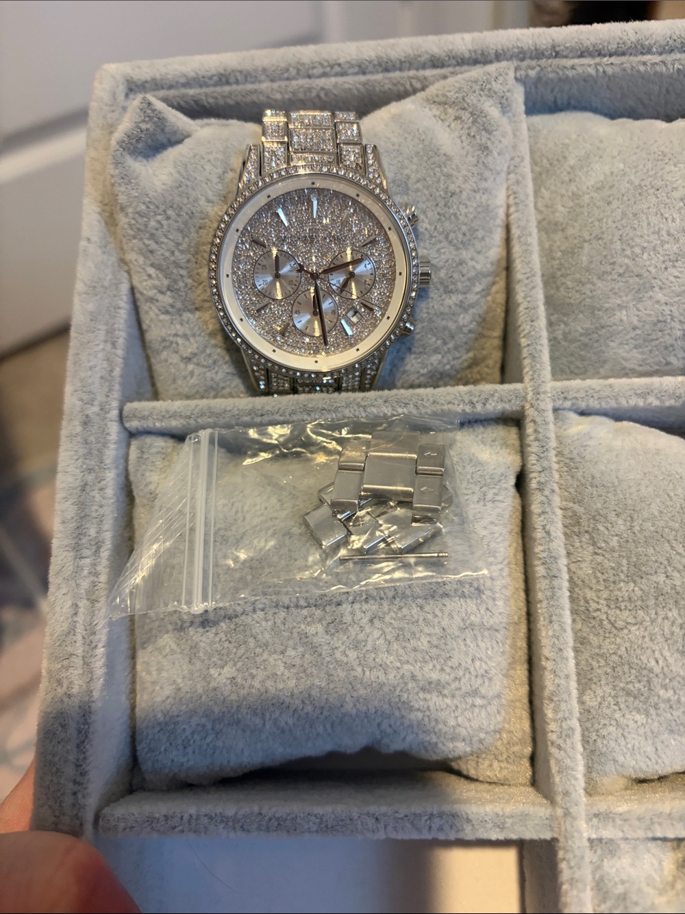Michael Kors oversized Crystal Watch